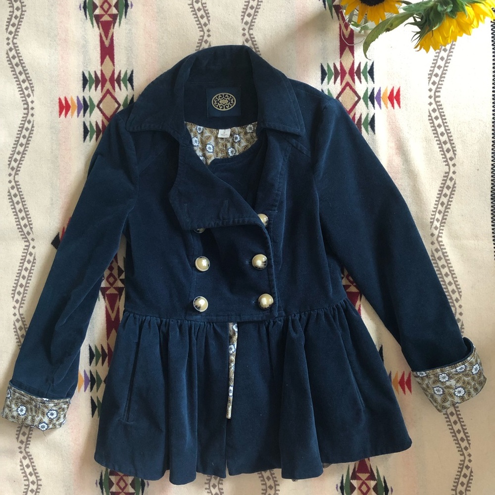Free people frilly coat
